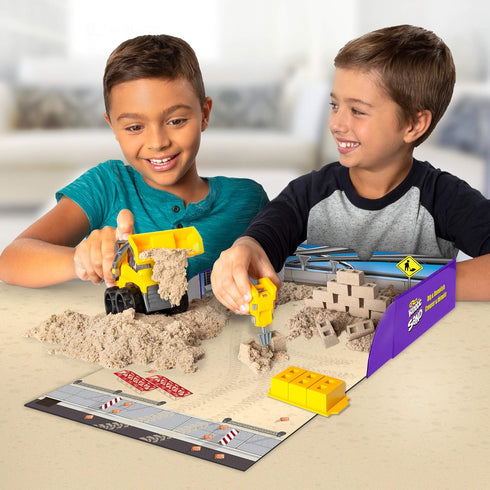 Kinetic Sand Dig & Demolish Playset, 1lb with Toy Truck, Sensory Toys for Kids Ages 3 and Up