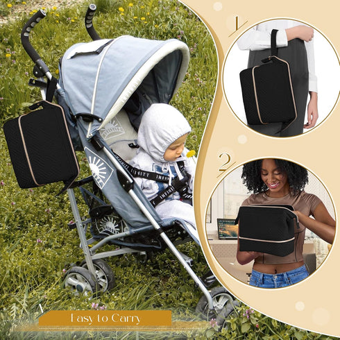 Pack 6 9 Fasrom Wearable Breast Pump Case Bundle with Breast Milk Cooler Travel with Ice Fits Tall Baby Bottle Up