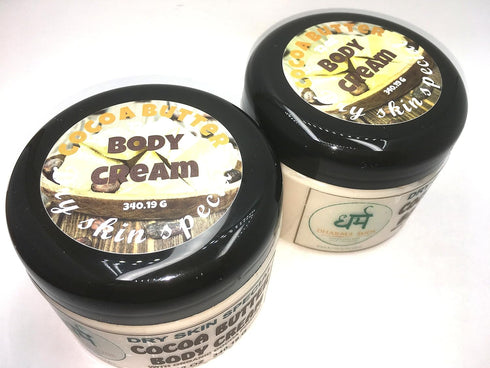 Dharma Suds 12 oz Cocoa butter moisturizer body cream dry skin special with organic cocoa powder