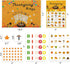 Geefuun 32 Players Thanksgiving Bingo Cards - Fall Party Supplies & Decorations