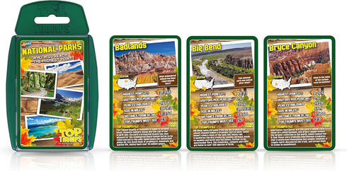 National Park Top Trumps Card Game Bundle