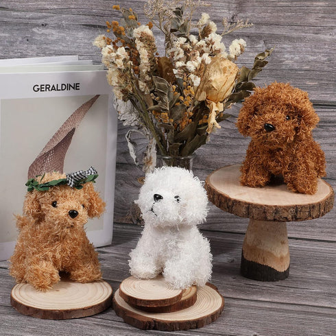 Sumind 9 Pcs Mini Plush Dog Stuffed Animals, Bulk Dog Plush Party Favors for Kids Baby Show Birthday