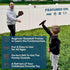 Set Toss and Catch Ball Game - Easy to Use Sticky Balls & Beginner Baseball Training Glove - Premium Toy Paddle Fits