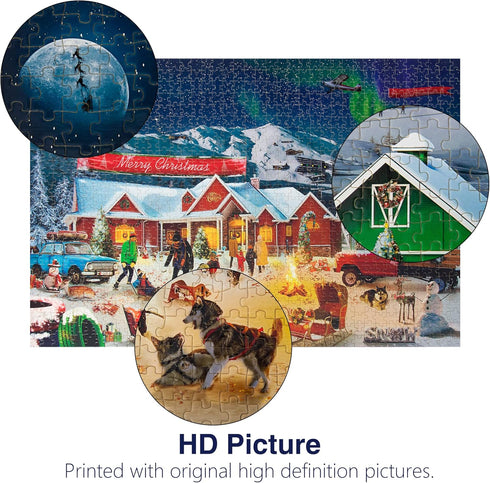 Tektalk Puzzles for Adults, 1000 Piece Jigsaw Puzzles for Family Entertainment and Home Decoration