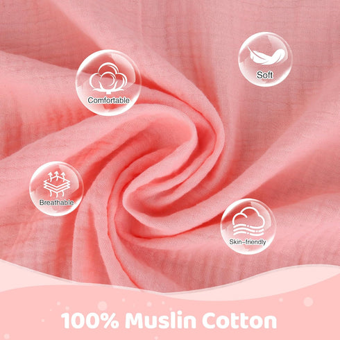 Elstey Muslin Baby Car Seat Cover, Breathable Carseat Canopy with Fully Zipper Opening, Universal Fit Infant Stroller Carrier Covers for Boys and Girls