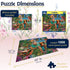 1000 Summer 24"x30" White Mountain Piece Jigsaw Puzzle Scenic Camping Puzzles with Large Pieces for Adults and Family