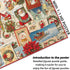 Libeder 500 Christmas Puzzles for Adults Pieces,Christmas Cards Collection Jigsaw Puzzle Fun and Challenging Family