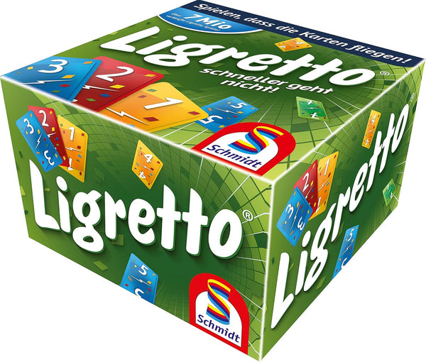 Green Ligretto Card Game - Schmidt Spiele 1201 for Ages 8 to 18