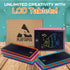Playtapus 12 Pack 4.5 Inch Party Favor Mini LCD Writing Tablet for Kids, Mini Drawing Board. Fun and Educational