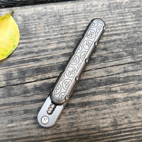 T-Conceal EDC Fidget Slider Fidget Toy Adult Stress Relief Metal Rotation Push Pull ADHD Recreational Fidget Toy