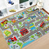Capslpad Kids Rug Educational Play Rug 5.2'x3.3' Traffic Road Kids Play Car