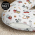Sweet Jojo Designs Construction Truck Nursing Pillow Cover Breastfeeding Pillowcase for Newborn Infant Bottle or Breast