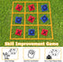 Gocasmus 4ft 4ft Tic Tac Toe Game - x Outdoor Yard Giant Tic Tac Toe for Backyard, Camping, Lawn, Portable No Assembly