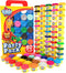 Party Pack - 80 Colorful Non-Toxic Mini PlayDough Containers for Creative Fun - Safe & Educational Gift