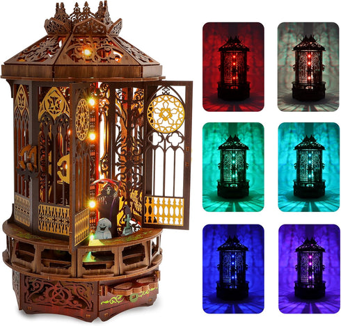 Roine Lxux 3D Wooden Puzzle of Creative Gift, for Family and Friends, 3D Wooden