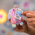 REAL LITTLES Plushie Pet Backpacks, Soft Fluffy Animal Micro Backpack with 4 Real Working Micro Stationery Surprises