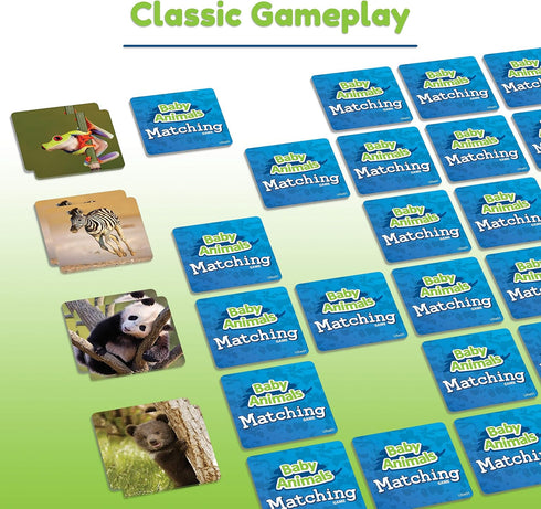 Wonder Forge Baby Animals Matching Game - Fun & Educational Memory Booster for Ages 3 to 5 - Ideal Easter Gift