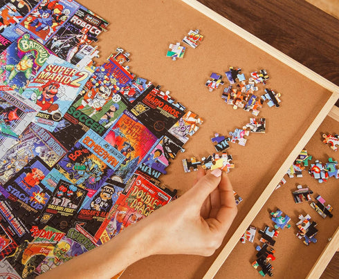 8-Bit Armageddon Retro Video Game Puzzle for Adults and Kids | 1000 Piece Jigsaw Puzzle Toy | Family Game Night (28 x