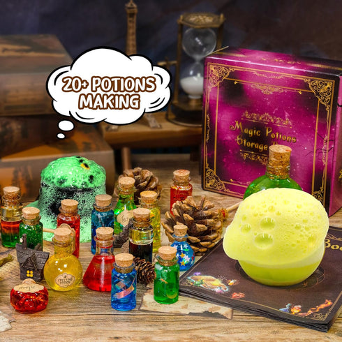 20+ 8-12, LDomet Science Magic Potions Kit for Kids, Potion Experiments Making, Fairy Magic Potions Craft Kit for Age
