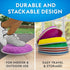 NATIONAL GEOGRAPHIC Stepping Stones for Kids, Durable Non-Slip Balance Stones for Toddler Gross Motor Skills, Indoor &