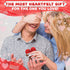 Heart Plush Gift for Her, Him - Crochet Plushies Stuffed Hearts Gift with Motivational Card | Crochet Heart Soft