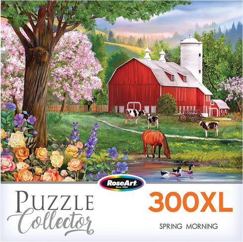 300XL RoseArt - Puzzle Collector - Spring Morning - Piece Jigsaw Puzzle for Adults