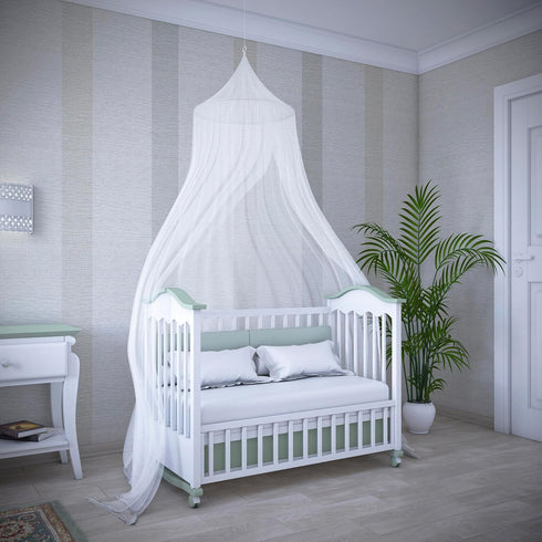 Hammocks, 75-31215 Trademark Global Mosquito Repelling Net for Beds, and Cribs - Insect Protection Hanging Canopy