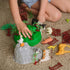 Sunny Days Entertainment Farm Animals Bucket – 56 Piece Toy Play Set for Kids with Storage Bucket
