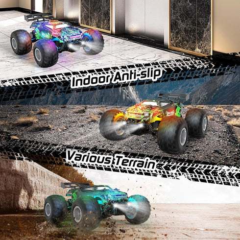 1:18 2WD 20Km/h Remote Control Robot Toys, Scale All Terrain Robot, with Colorful LedLight and Two Rechargeable