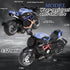 MQDMINI 4-Pack 3-12 Pull-Back Motorcycle Toys - Friction Powered Kids Toy Cars with Lights, Sounds & Automatic Drive