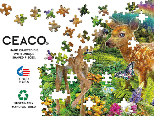 Ceaco - Deer Harmony - 100 Piece Jigsaw Puzzle