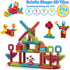 244 3D 3-8 Contixo pcs Bristle Shape STEM Building Toys, Construction Learning Stacking Educational Block, Creativity