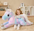 EARTHSOUND Giant Unicorn Plush Toy, Jumbo 43" Winged Unicorn, Cute Huge Fluffy Fat Plushie, Gifts for Kid
