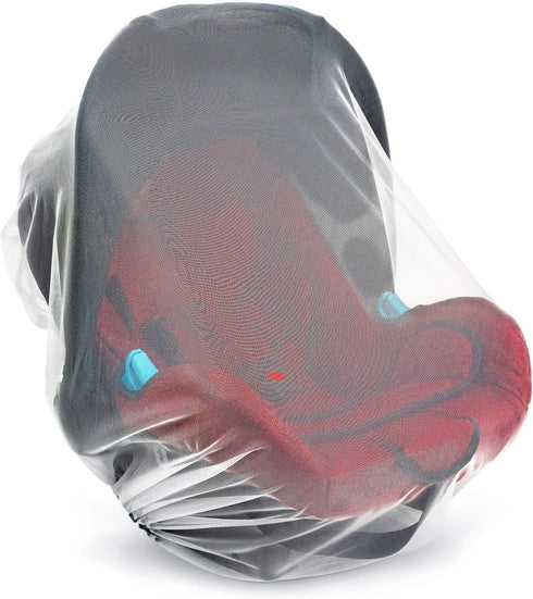 Baby Mosquito Net for Stroller, Carrier & Bassinet - Elastic Drawstring Infant Bug Net for Jogger & Car Seat