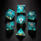7PCS DND Dice Set | Handmade Sharp Edge Polyhedral Dice for Dungeons and Dragons TTRPG Games with Gift Box