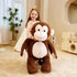 IKASA Giant Monkey Stuffed Animal Plush Toy - Large Jumbo Soft Toy, 30" Cute Fluffy Plushie for Kids