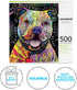AQUARIUS - Dean Russo Beware Pit Bull - 500 Piece Jigsaw Puzzle