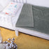 NTBAY Flannel Fuzzy Toddler Blanket, 30x40 Inches, Fluffy Warm Lightweight Reversible Stripes Design, Grey.
