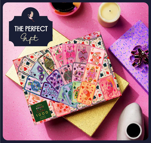 1000 1000 1000 Pack 28x20 inches Elena Essex Puzzles for Adults Pieces - House of Cards, Piece Puzzle for Adults