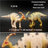 Gemini&Genius Parasaurolophus Dinosaur Toy for Kids, Action Figure, Great Gift, Cake Topper, Role-Play, Decoration