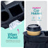 v2 Swanoo Stroller Caddy Organizer With Cup Holder, Non Slip Straps Bag for Phone, Pet Stroller Accessories, Universal