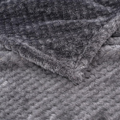 Cozy (4060, Fuzzy Blanket or Fluffy Blanket for Baby Girl or boy, Soft Warm Coral Fleece Toddler, Infant or Newborn