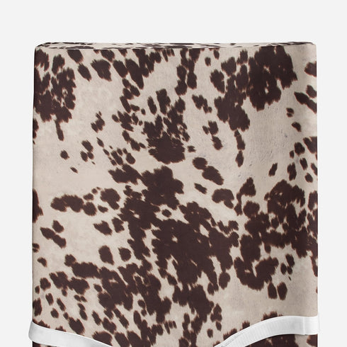 Sweet Potatoes Western Cowboy Changing Pad Cover Super Soft Brown Cowhide
