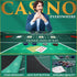 Foldable Poker Table Top Mat - 70" x 35" - Waterproof & Portable with Non-Slip Backing & Zippered Bag