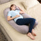 RELY+ Gynaecologist-Recommended Detachable U-Shaped Maternity Pillow Full Body Support for Sleeping, Unbreakable