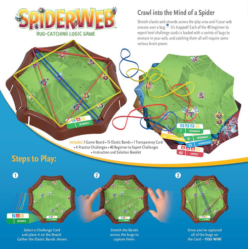Think Fun Spiderweb: A Bug-Catching Logic Game for Ages 8 and Up