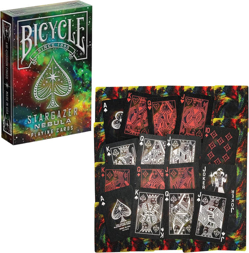 Bicycle Stargazer Collection - 6-Deck Collector's Bundle with New Moon, Observatory, Nebula, Sunspot, Falling Star