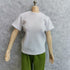 1/6 Custom Scale 2X T-Shirt Clothes for 12" Female TBL Phicen Jo Action Figure Doll Clothes Toy (Black+White)