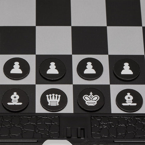 Yellow Mountain Imports Magnetic Travel Foldable Chess Wallet Set (7.9-Inch) - Portable