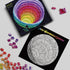 1000 1000 Pieces,1000 3D Antelope - Piece Rainbow Puzzle for Adults, Hue Wormhole Jigsaw Puzzles Piece Round Puzzles